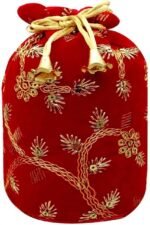 Girls Red Potli - Image 5