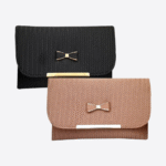 Casual, Party Black, Peach Clutch