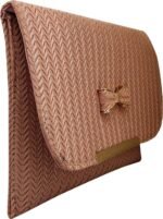 Casual, Party Black, Peach Clutch - Image 3