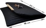 Casual, Party Black, Peach Clutch - Image 4
