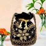 Designer Potlis For Woman - Black