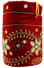 Designer Potlis For Woman - Red - Image 3