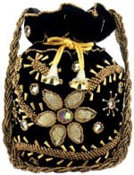 Designer Potlis For Woman - Black - Image 2