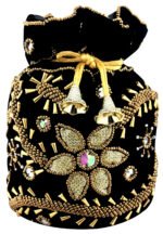 Designer Potlis For Woman - Black - Image 4