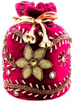 Designer Potlis For Woman - Pink - Image 4