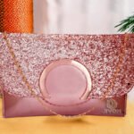 sling bag Shiny for girls & Women-Peach