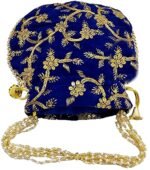 potli bags for wedding return gifts -Blue - Image 3