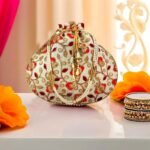 Rajasthani Style Gota Patti Silk Potli-Multicolar1