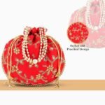 potli bags for wedding return gifts -Red - Image 5