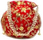 potli bags for wedding return gifts -Red - Image 8