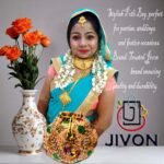 Zari Embroidered Potli Bag-Peach - Image 2