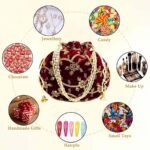 potli bags for wedding return gifts -Maroon - Image 6