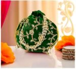 potli bags for wedding return gifts -Green