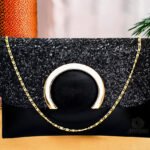 sling bag Shiny for girls & Women-Black