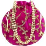 potli bags for wedding return gifts -Pink - Image 2