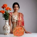 potli bags for wedding return gifts -Peach - Image 2