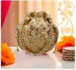 potli bags for wedding return gifts -Gold