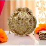 potli bags for wedding return gifts -Gold