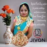 Rajasthani Style Gota Patti Silk Potli-Multicolar1 - Image 3