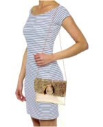 sling bag Shiny for girls & Women-Gold - Image 6