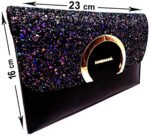sling bag Shiny for girls & Women-Black - Image 6