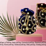 Moti Combo Potli Women-Blue,Maroon